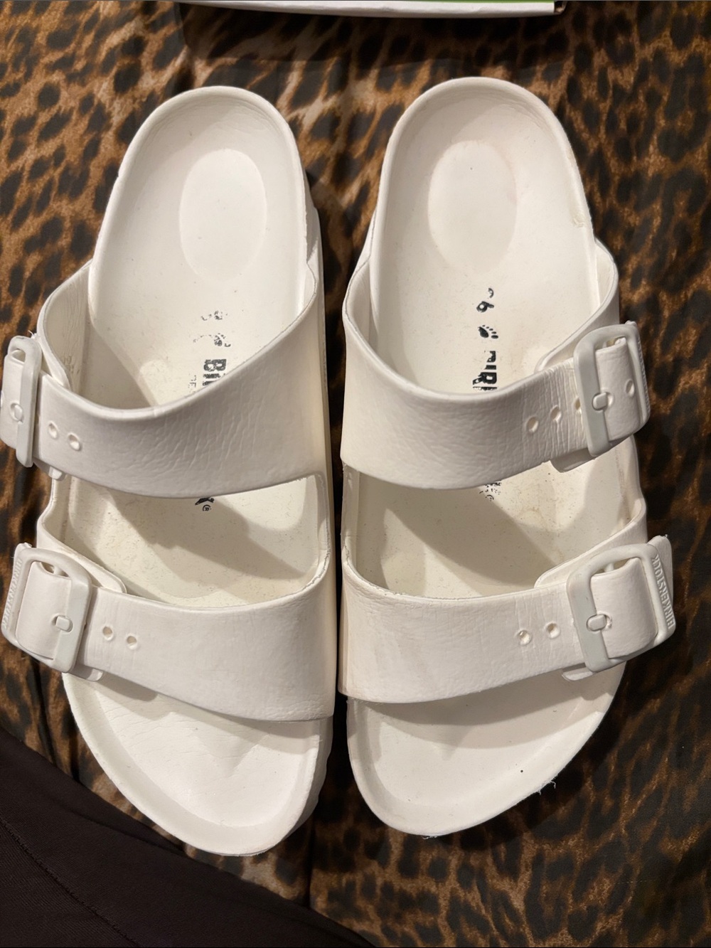 Birkenstock White Clog with Molded Footbed